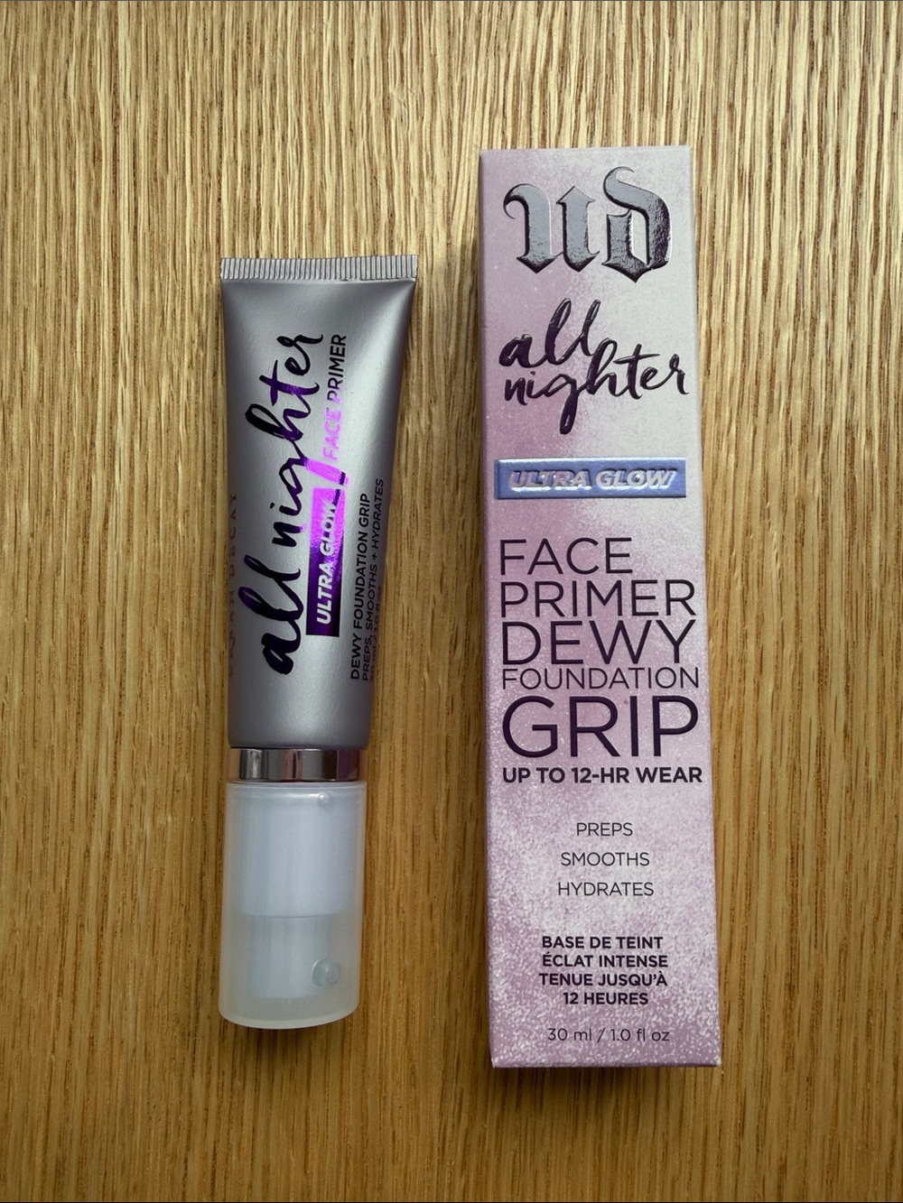 BNIB Urban Decay All Nighter Ultra Glow Face Primer